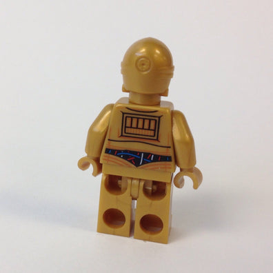 LEGO Minifigure -- C-3PO - Colorful Wires Pattern-Star Wars / Star Wars Episode 4/5/6 -- SW0365 -- Creative Brick Builders